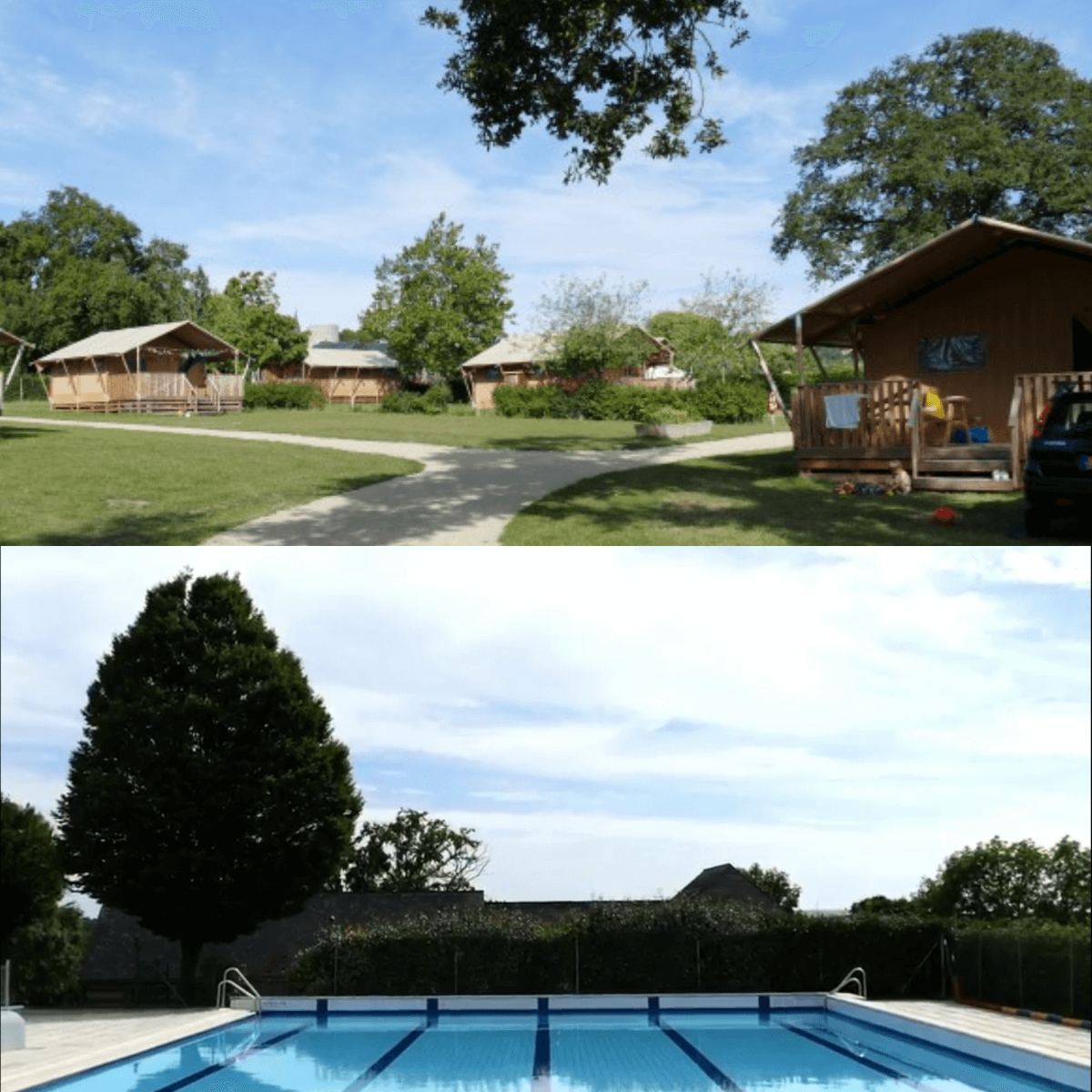 101 leuke idyllische campings in Frankrijk met kids #leukmetkids Glamping Sainte Suzanne