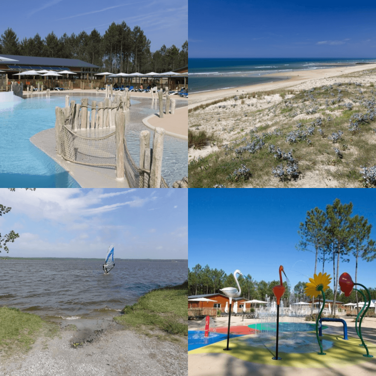 101 leuke idyllische campings in Frankrijk met kids #leukmetkids Soustons Village, Soustons Les Landes