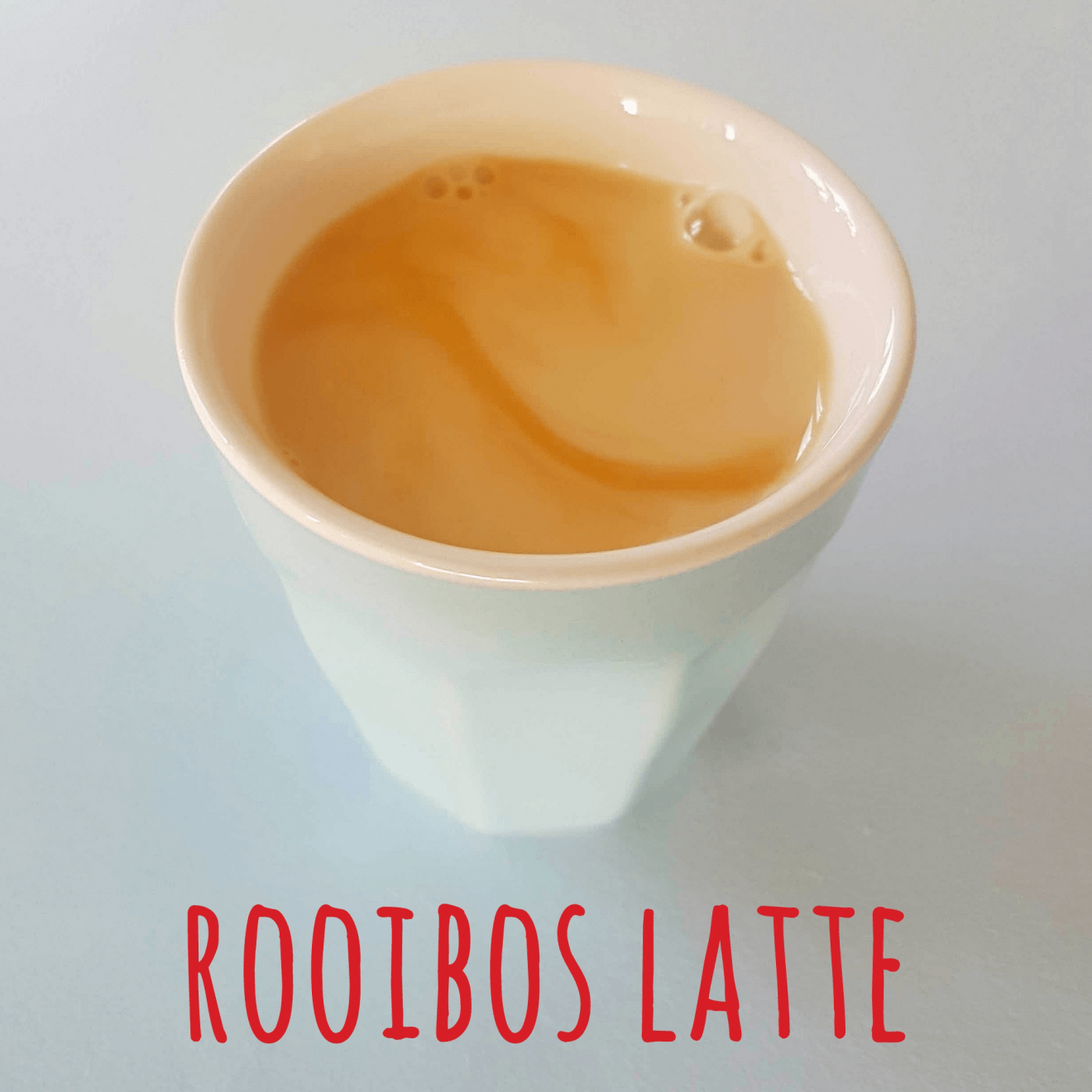 Rooibos latte: alternatief voor wie geen koffie wil drinken en ook lekker voor kids