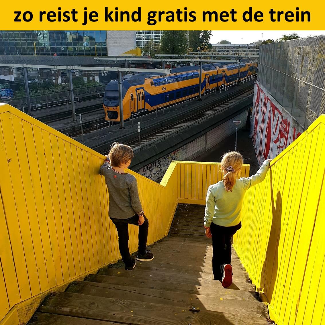 Tip: zo reist je kind gratis met de trein