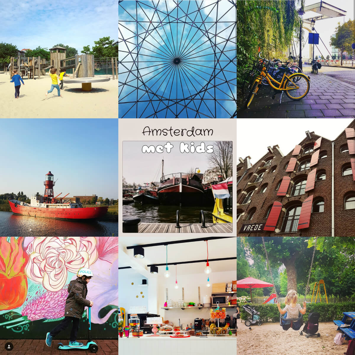 Amsterdam met kids: musea, speeltuinen, parken, zwemplekken, actieve uitjes, kinderboerderijen, winkels, restaurants en nog veel meer