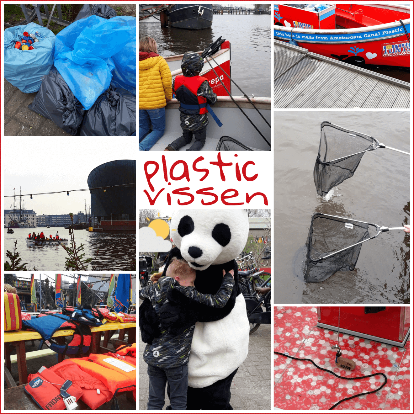 Uitje met kids: Plastic vissen in de Amsterdamse grachten met het WNF en Plastic Whale