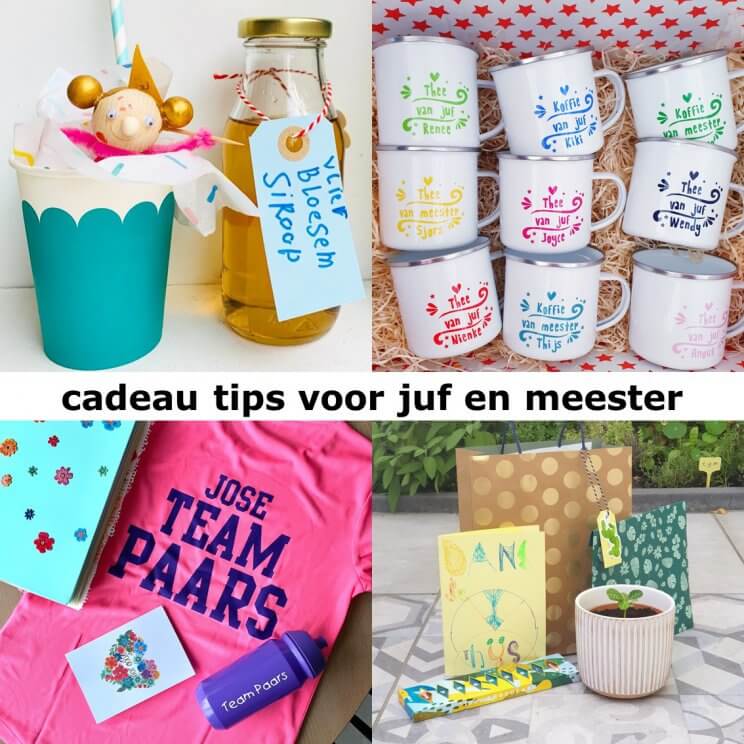 De leukste cadeau ideeën voor de juf of meester