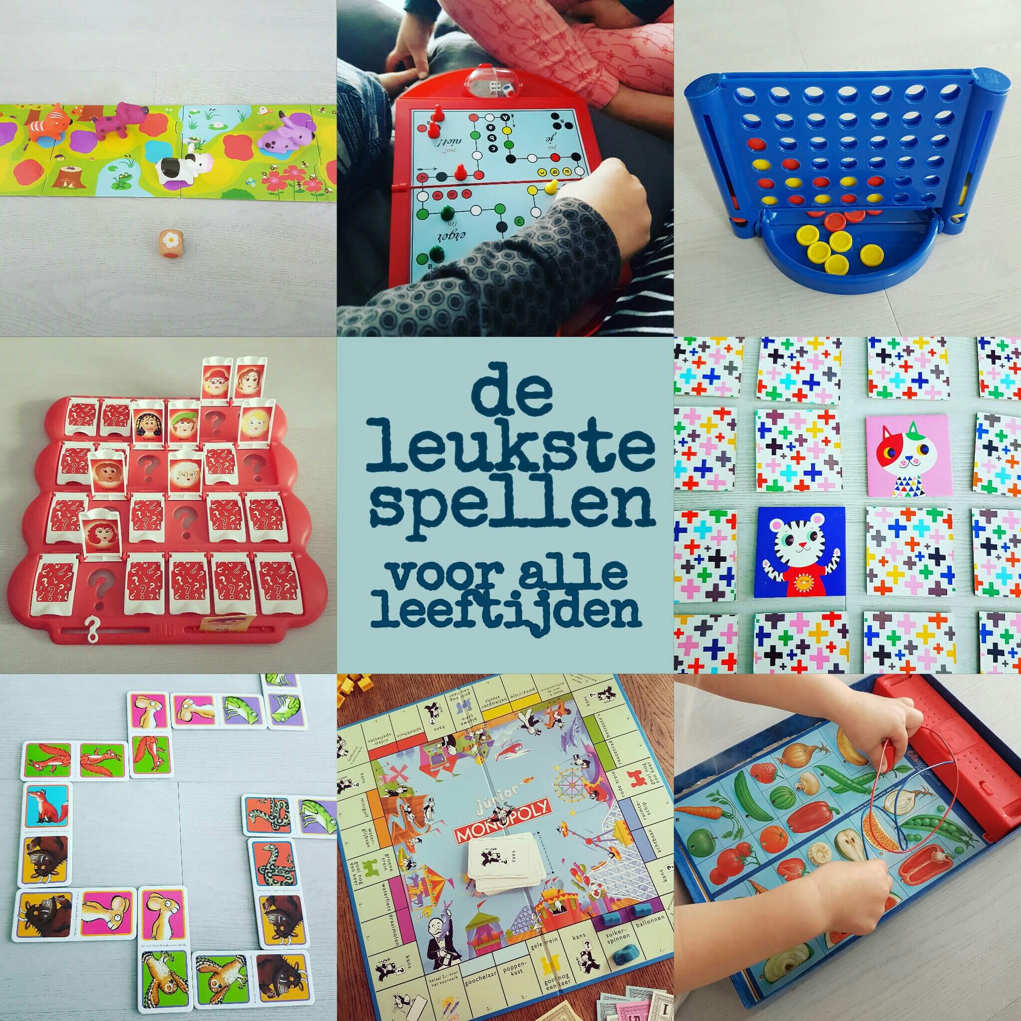 De leukste spelletjes voor peuters, kleuters en basisschoolkinderen