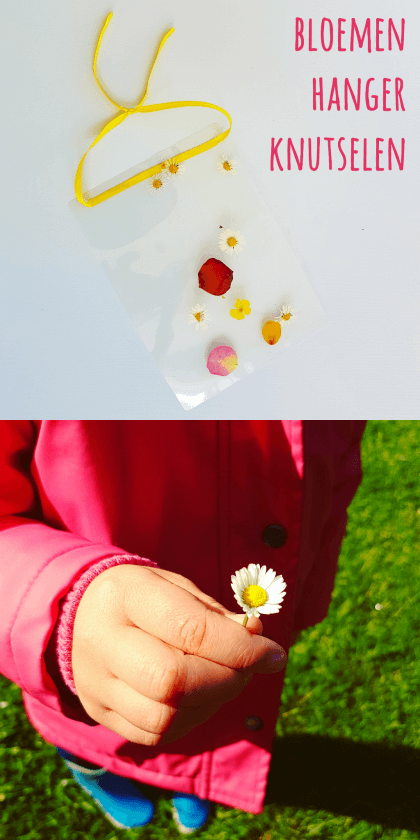 DIY kunst voor kids: een bloemen hanger knutselen #leukmetkids #knutselen #zomer #zomervakantie