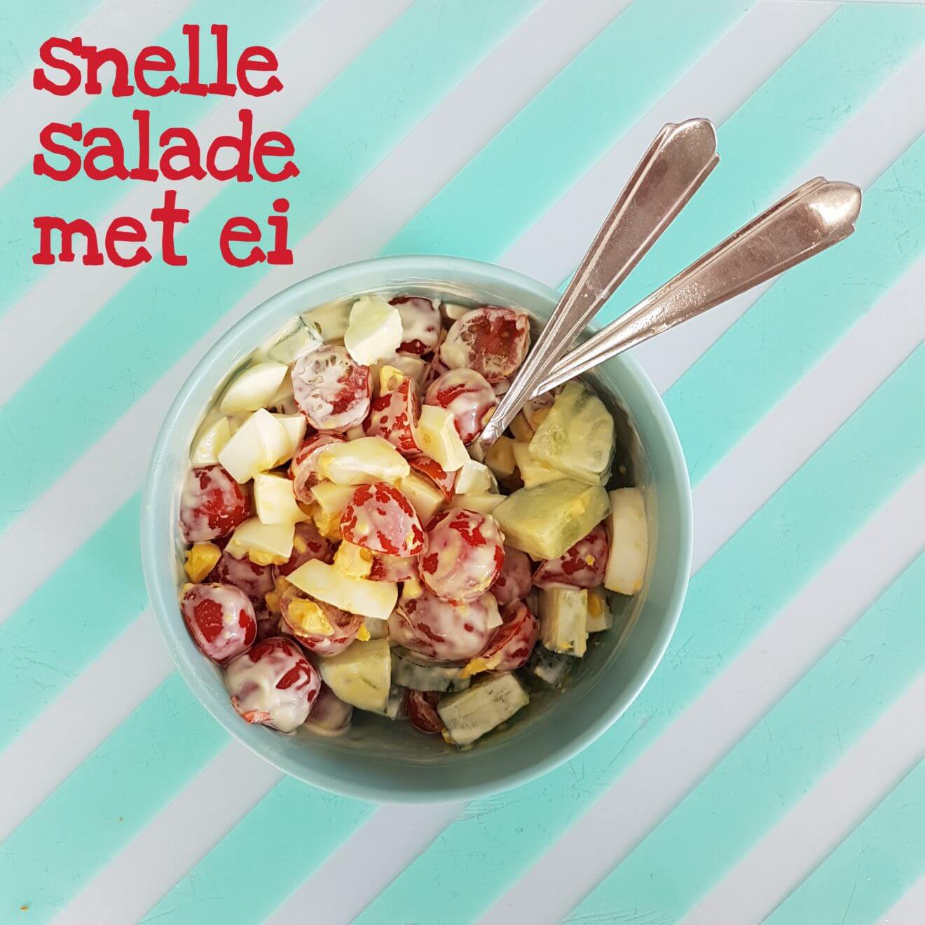 Recept voor snelle zomerse eiersalade