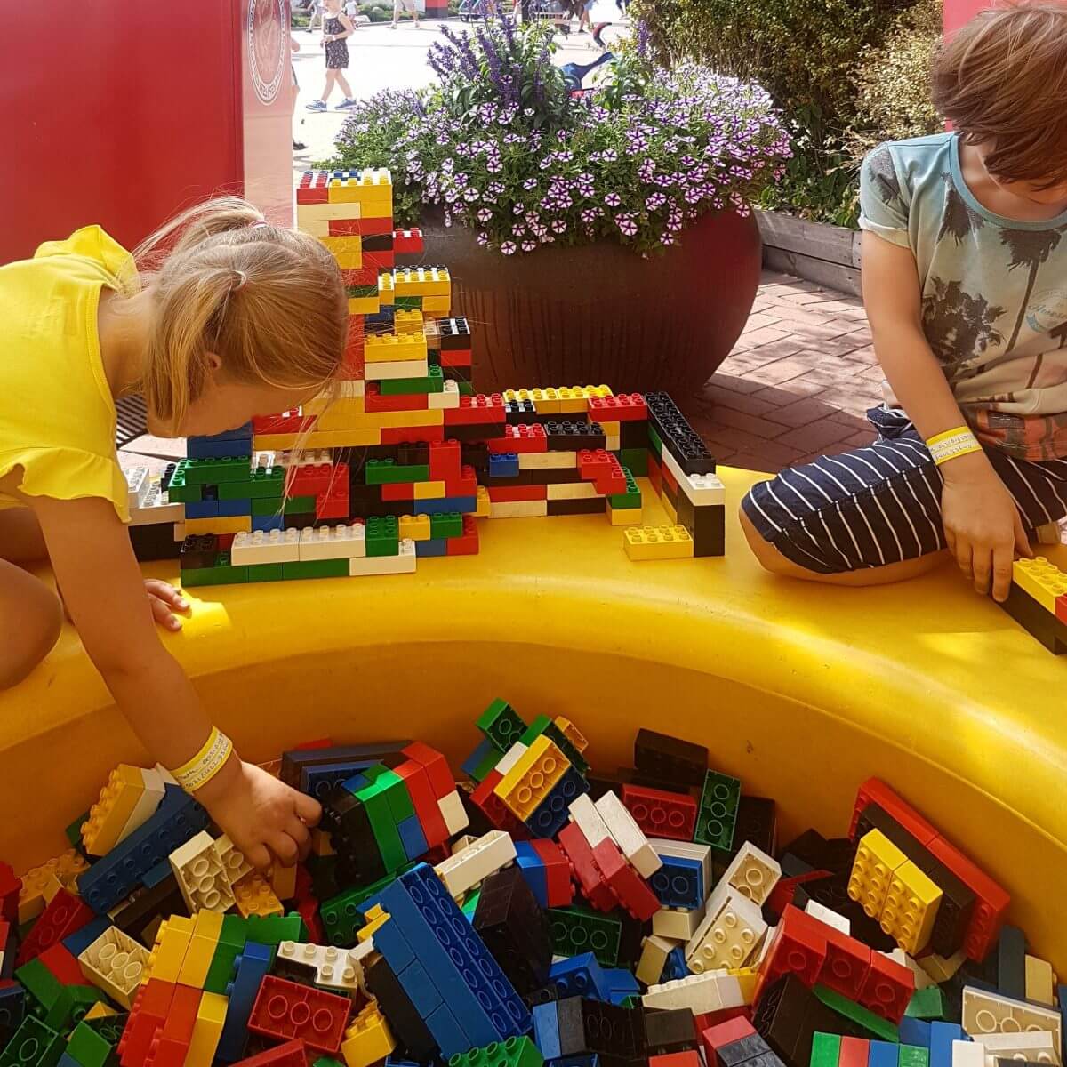 spelen met lego