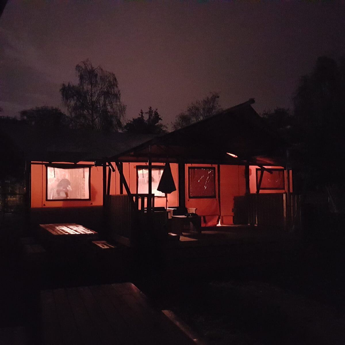 nacht in de Safaritent op Vakantiepark Dierenbos