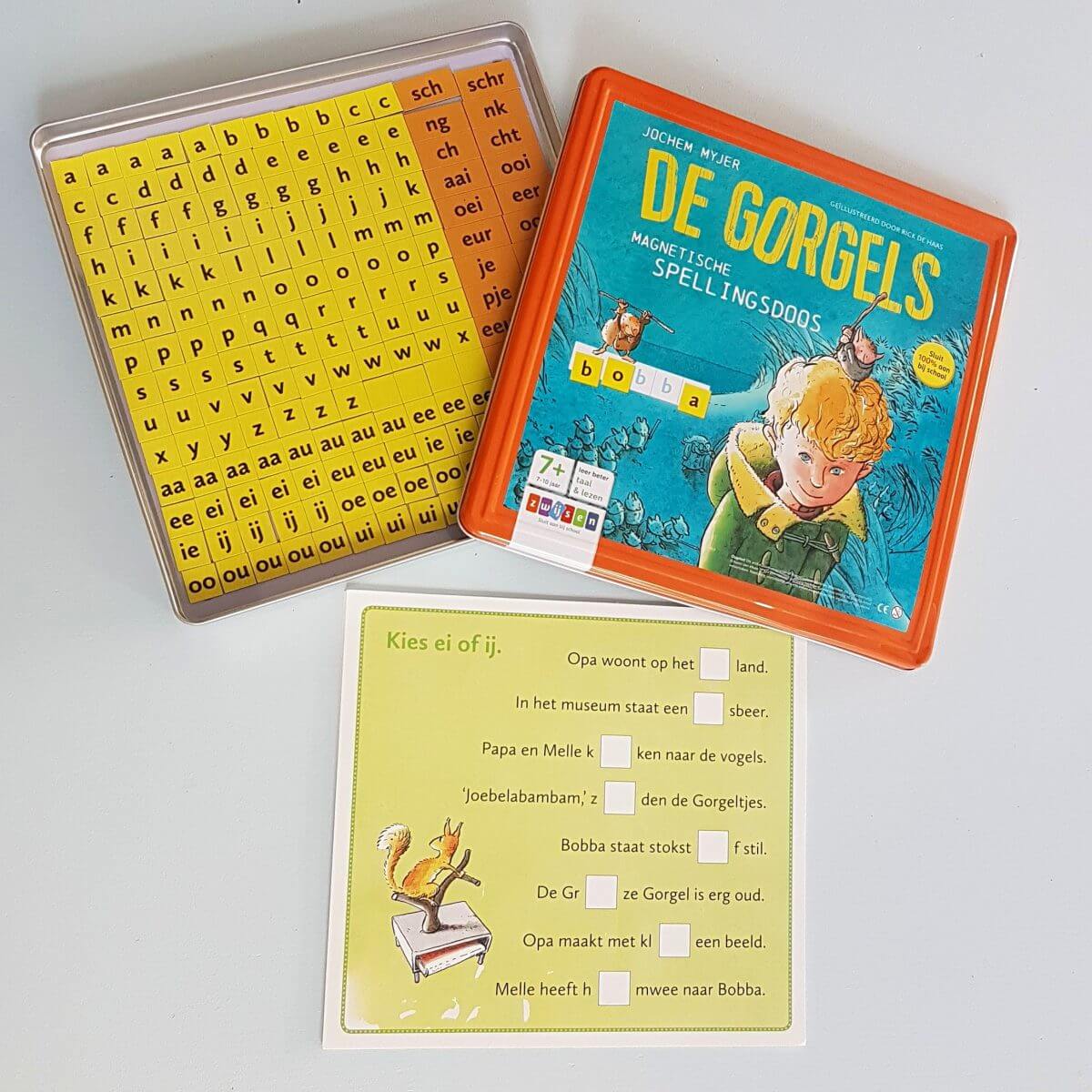 Tip: de magnetische spellingsdoos van de Gorgels #leukmetkids