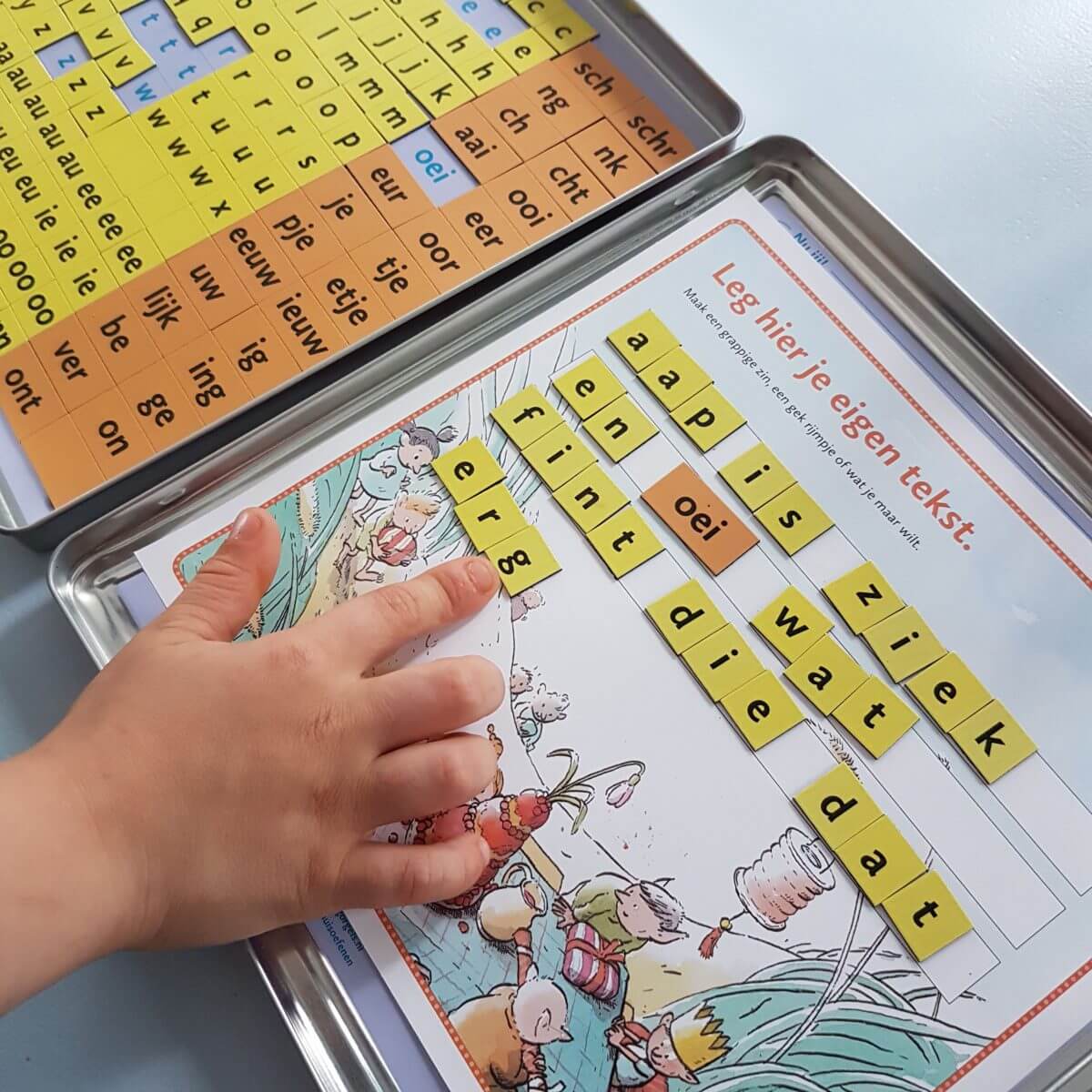 Tip: de magnetische spellingsdoos van de Gorgels #leukmetkids