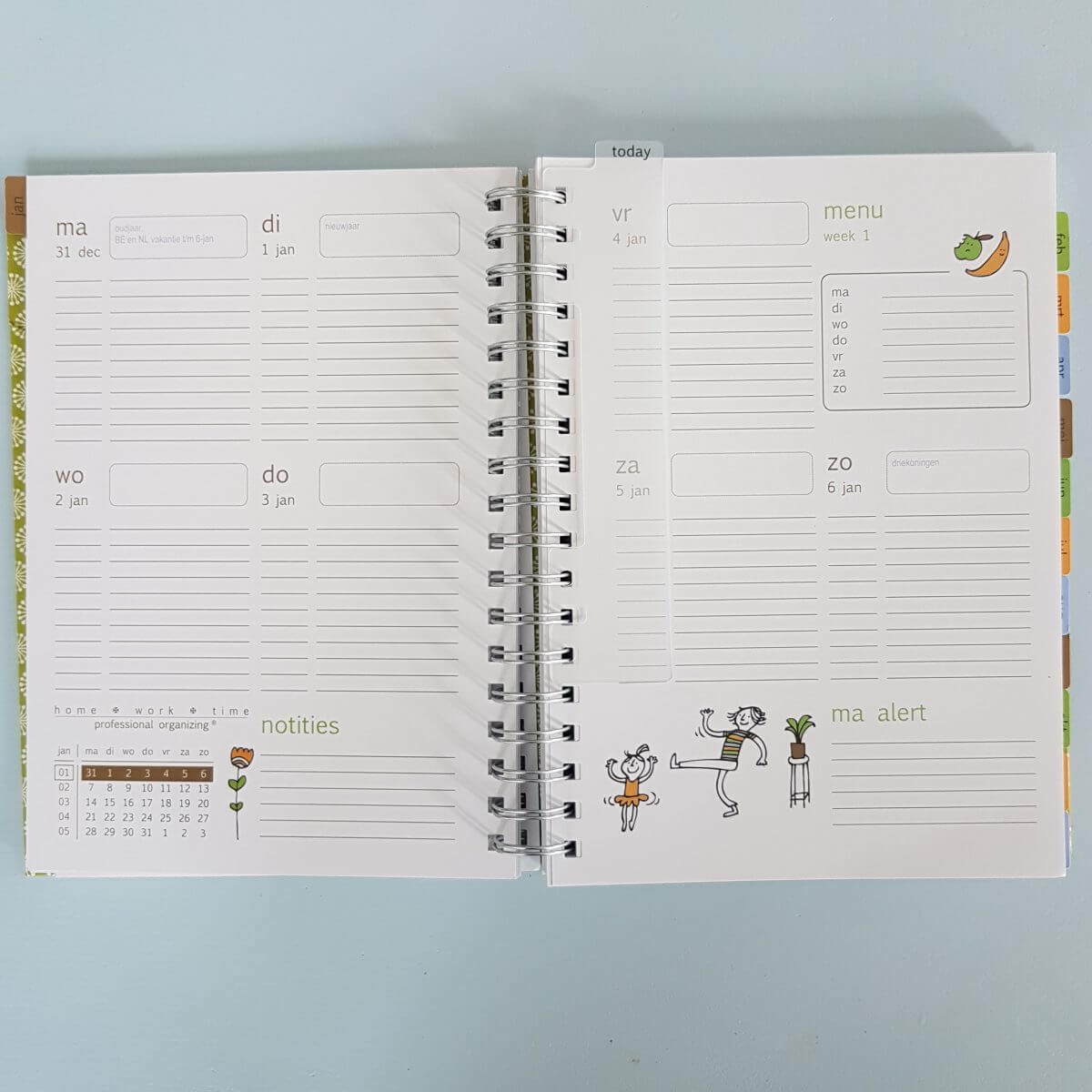 Organizing tip: familie-agenda voor de keukentafel + winactie