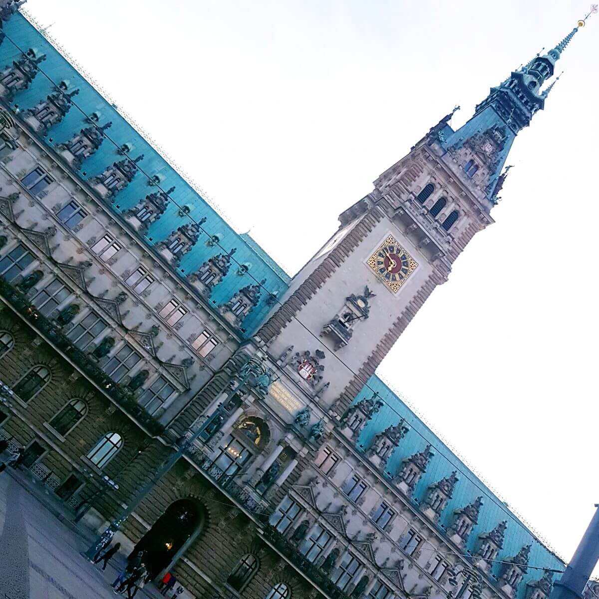 Hamburg met kids, centrum Rathaus