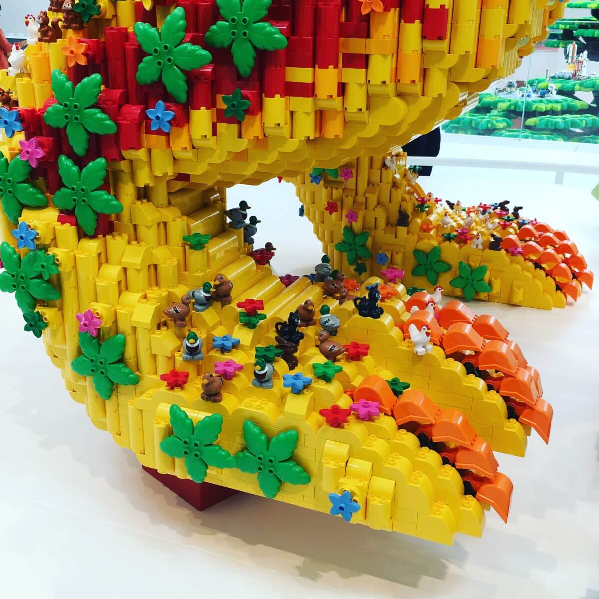 DUPLO draak in LEGO House vlakbij Legoland Billund