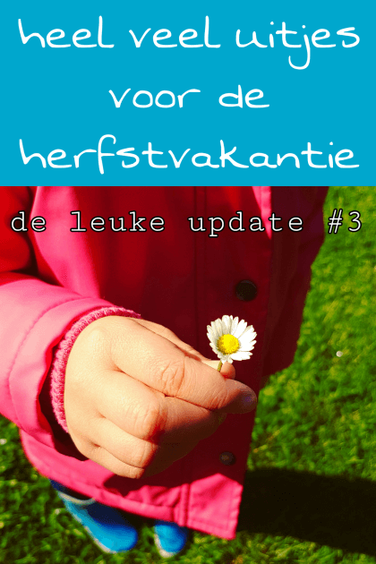 De Leuke Update #3 | Herfstvakantie, knutselen en heel veel uitjes