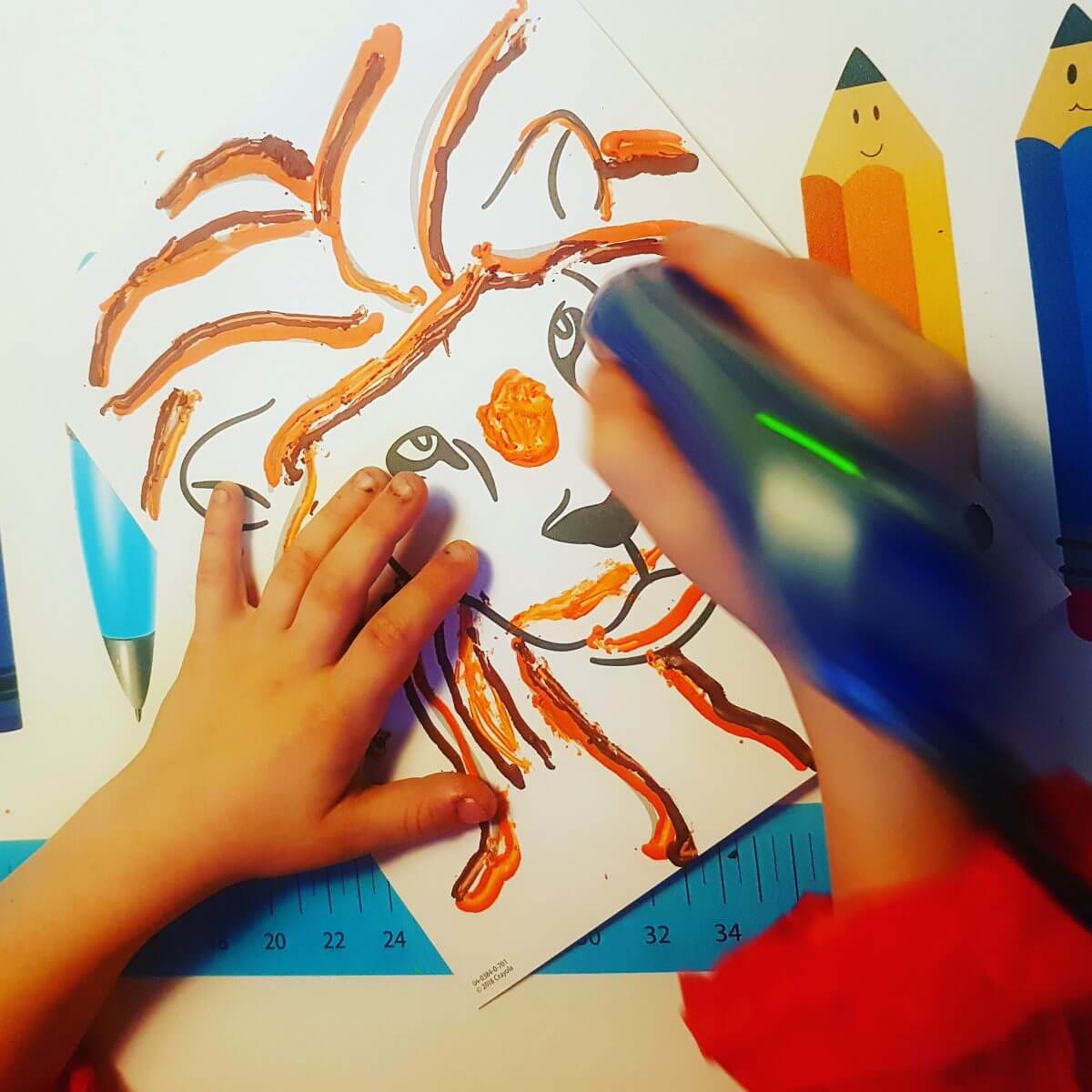 Crayola Crayon Pen: kinderkunst maken met gesmolten wasco