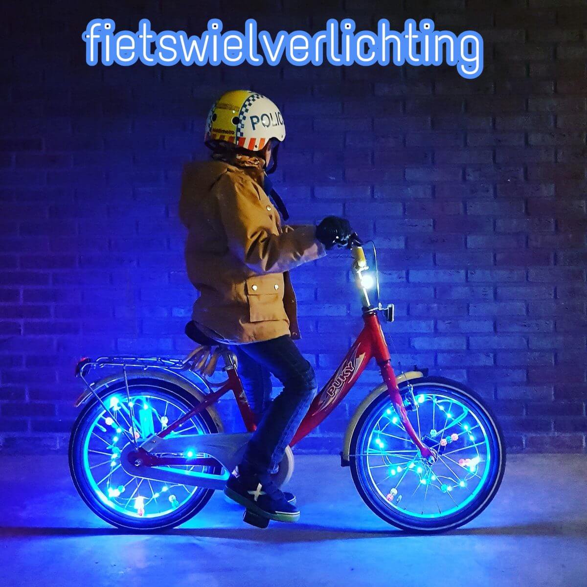 voor kinderfietsen: Bike light - Leuk met kids met kids