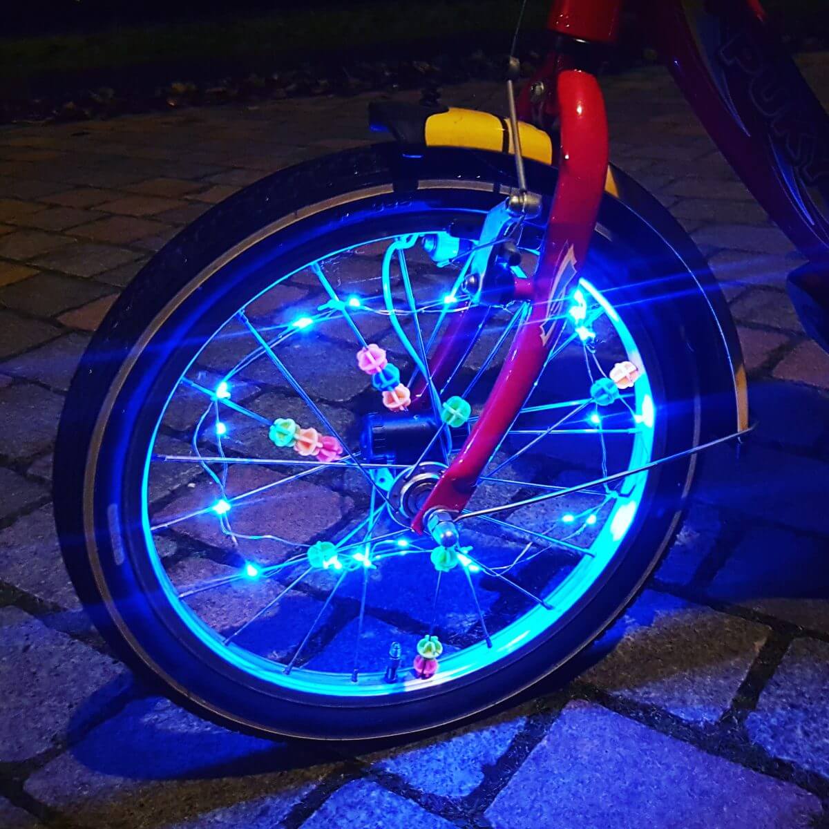 voor kinderfietsen: Bike light - Leuk met kids met kids