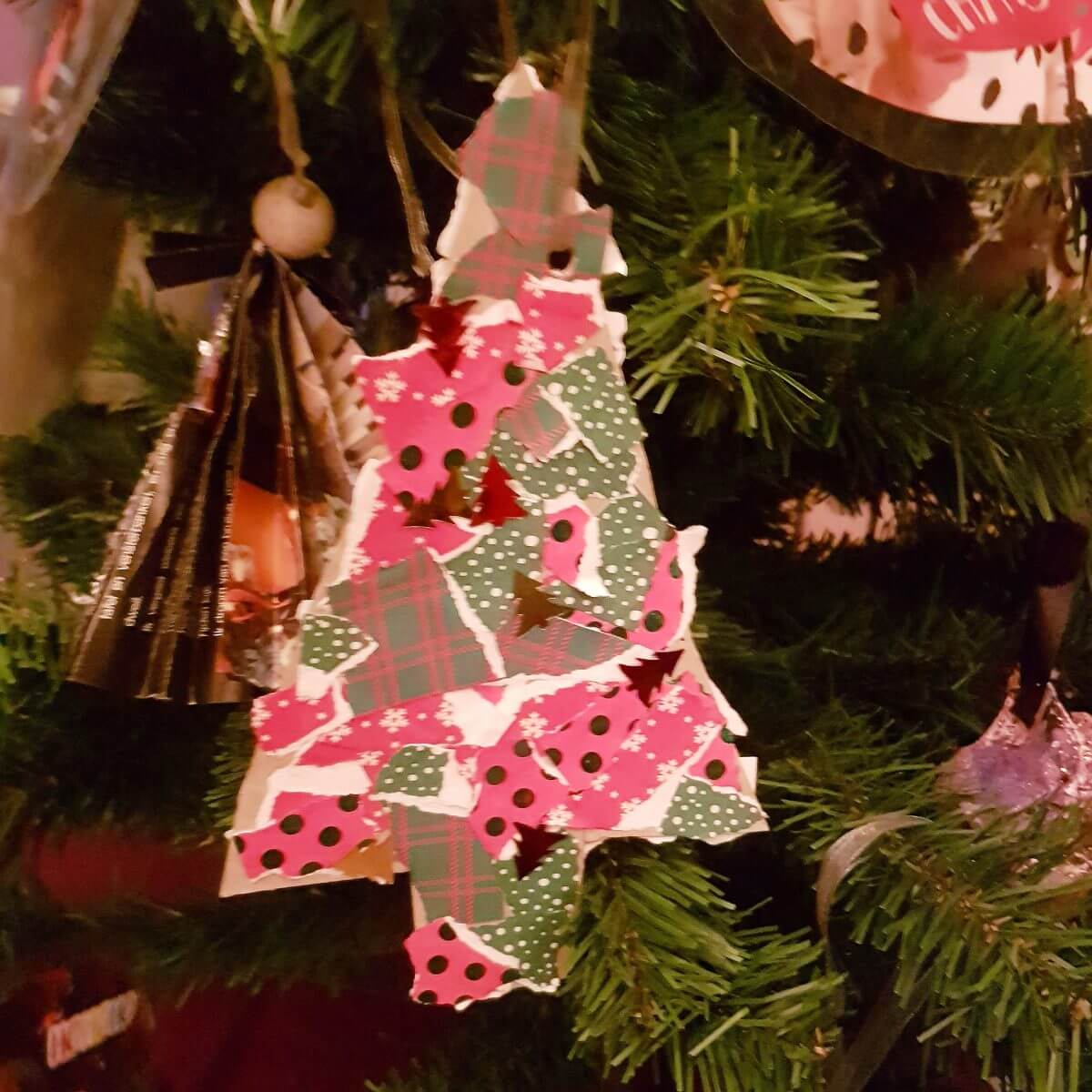 kerstboom hanger knutselen voor kerst