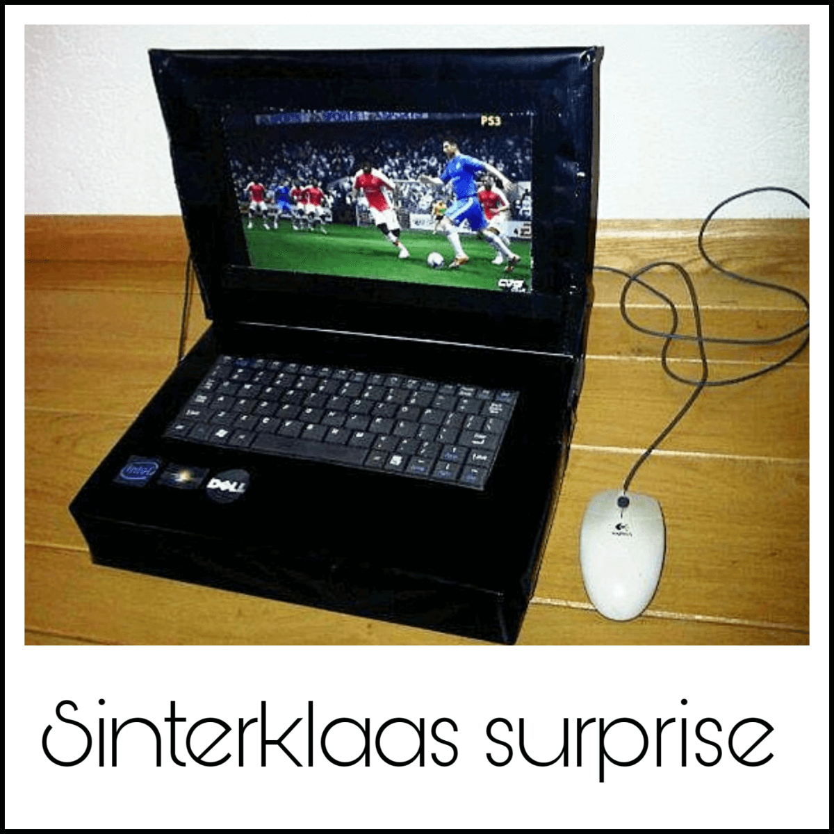 Sinterklaas surprise knutselen: heel veel leuke ideeën om te maken. De dochter van Karin maakte deze laptop op de middelbare school voor een klasgenoot. 