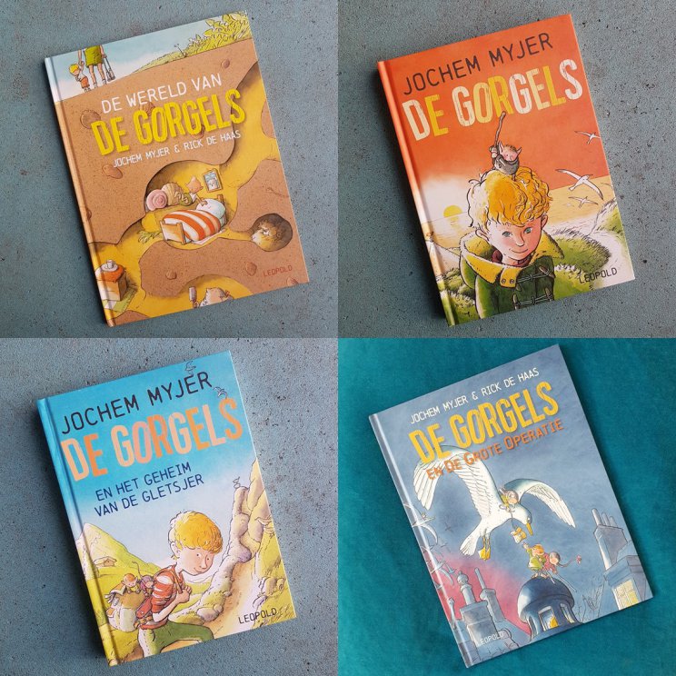 de verschillende boeken van de Gorgels