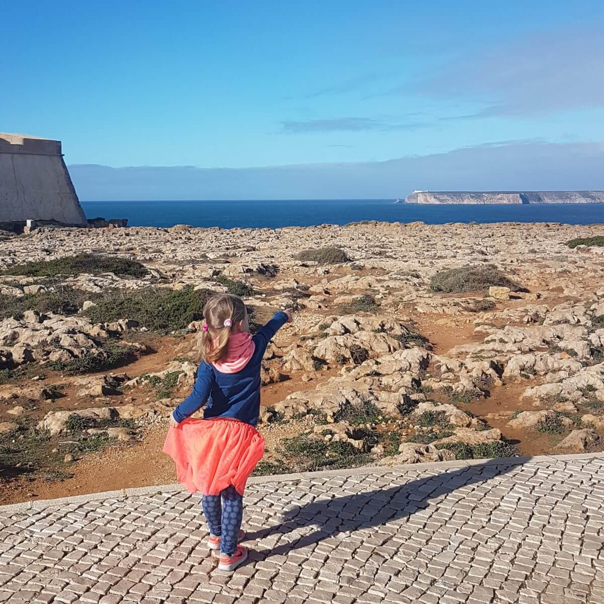 Fort van Sagres met kids