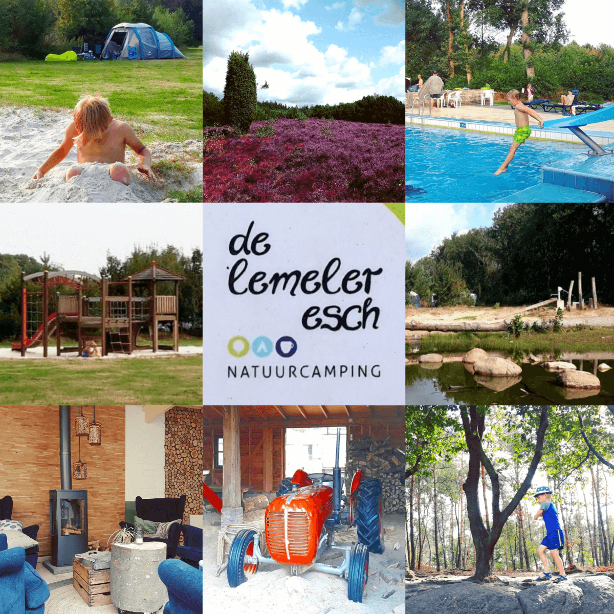 Natuurcamping De Lemeler Esch in Lemele bij Ommen, Overijssel