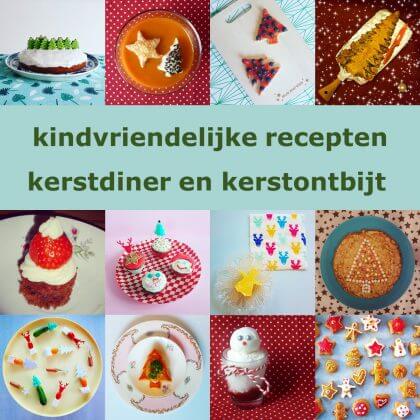 Recepten voor kerstdiner en kerstontbijt met kinderen, op school en thuis