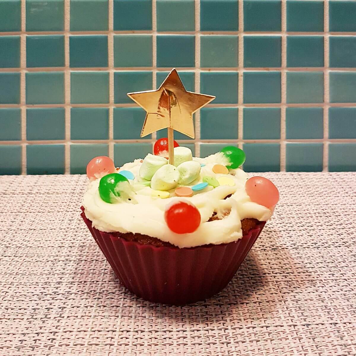 cupcakes versieren voor kerst