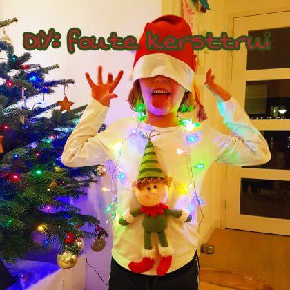 DIY: een zelfgemaakte foute kersttrui