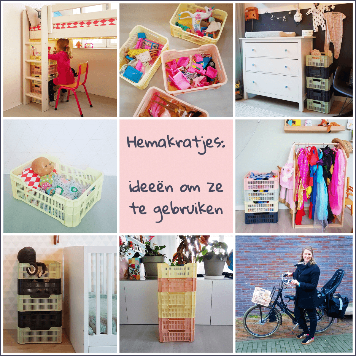Kratjes van de Hema: ideeën om ze te gebruiken