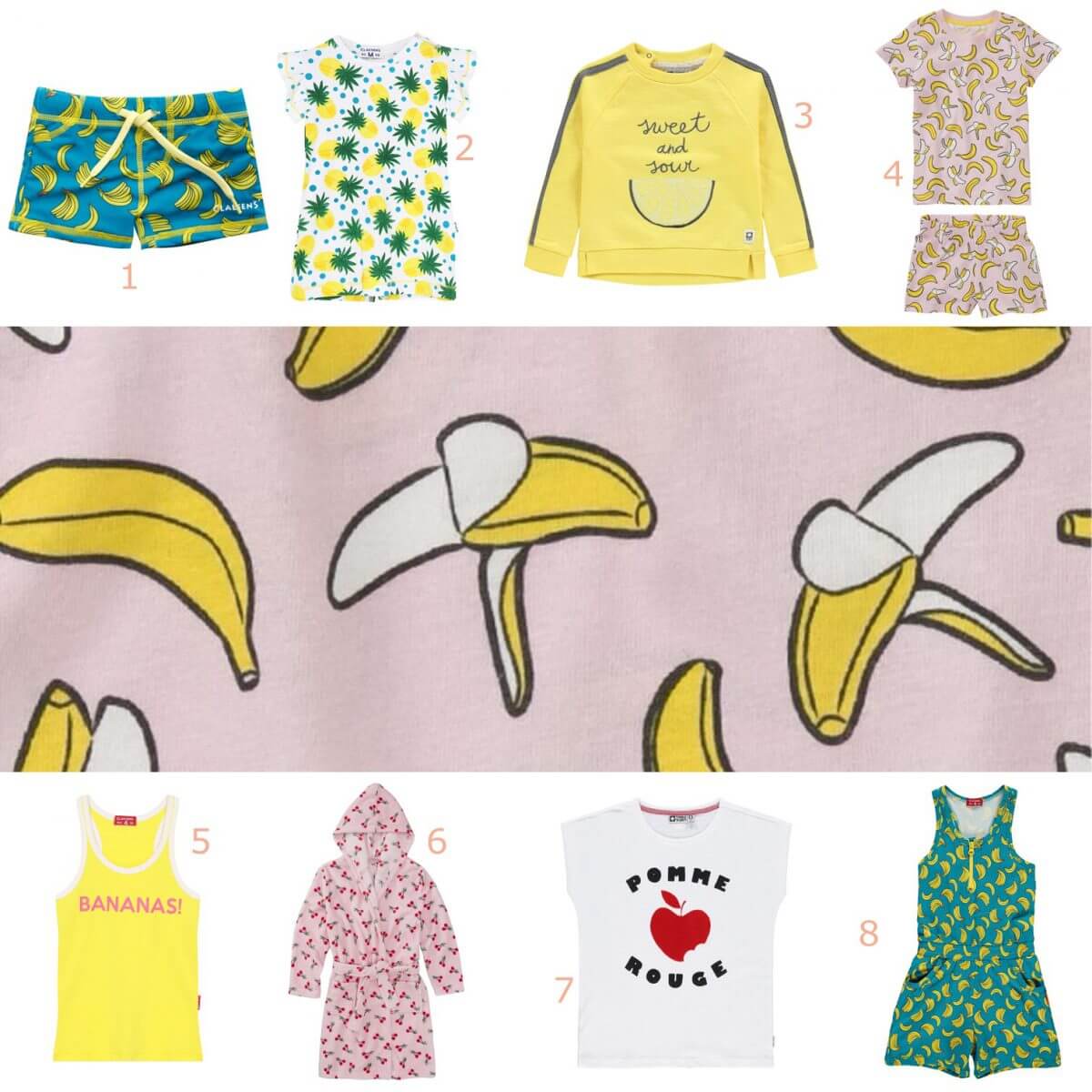 5 kinderkleding trends voor de zomer - fruit prints