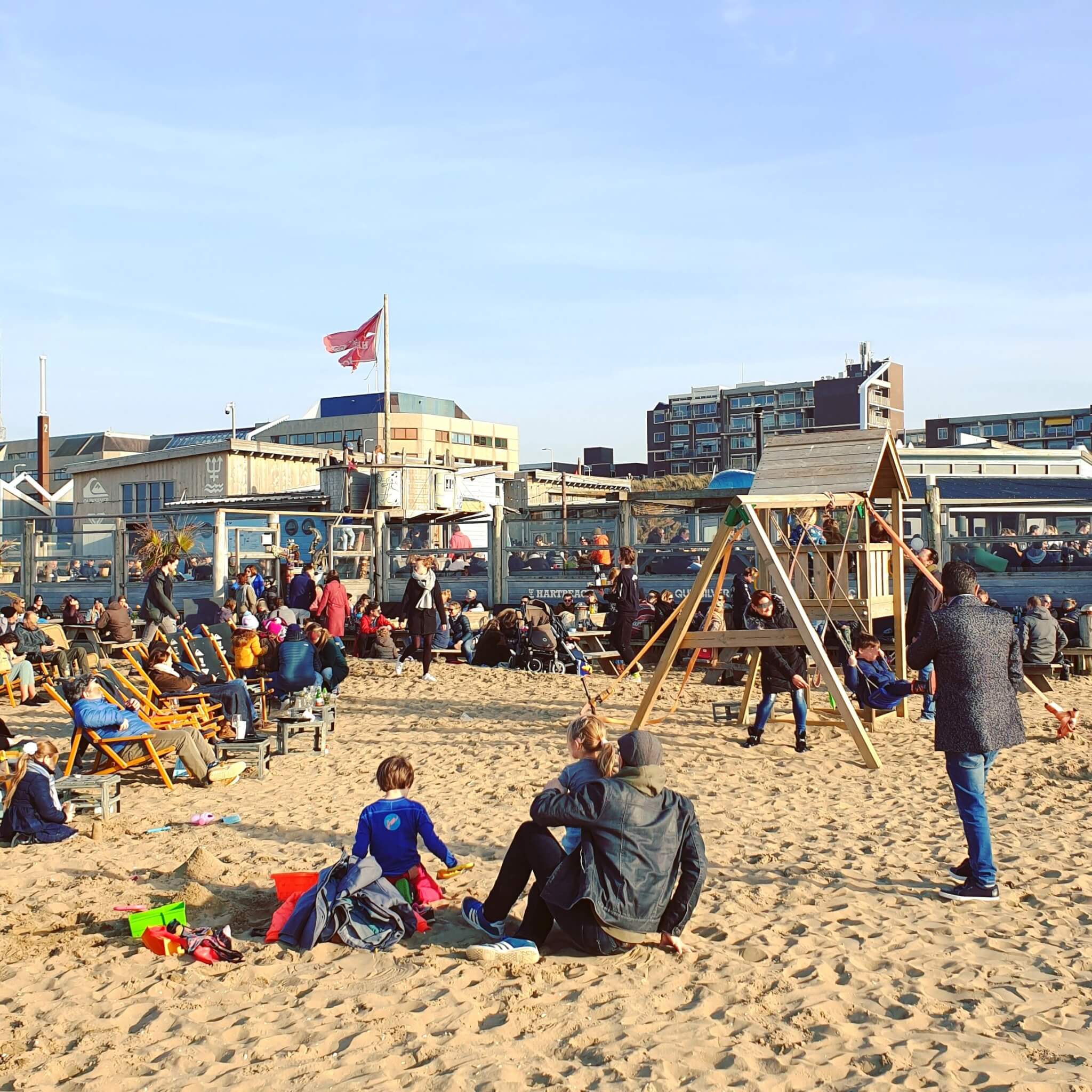 Hart Beach in Den Haag.