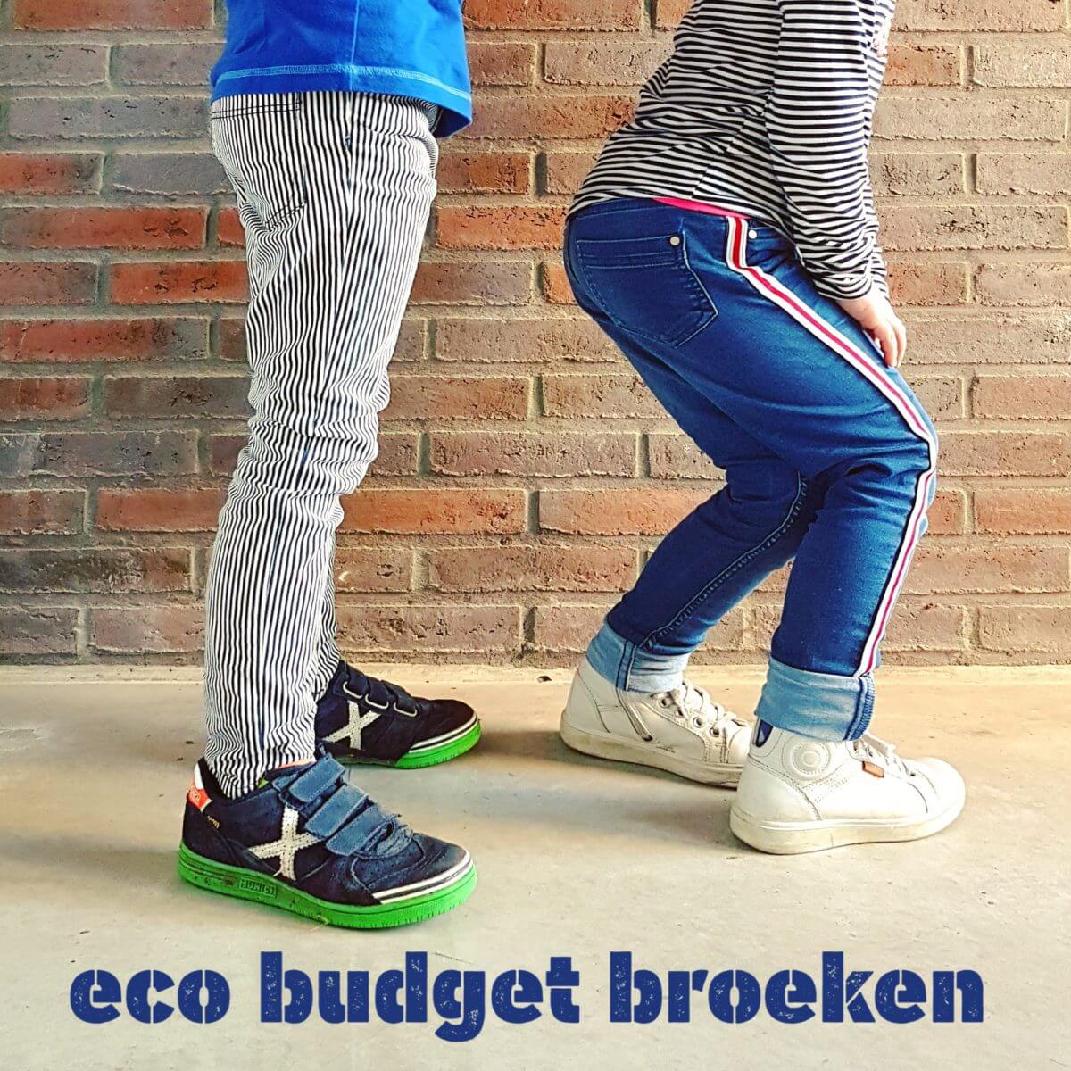 Hippe eco budget kinderbroeken voor jongens en meisjes
