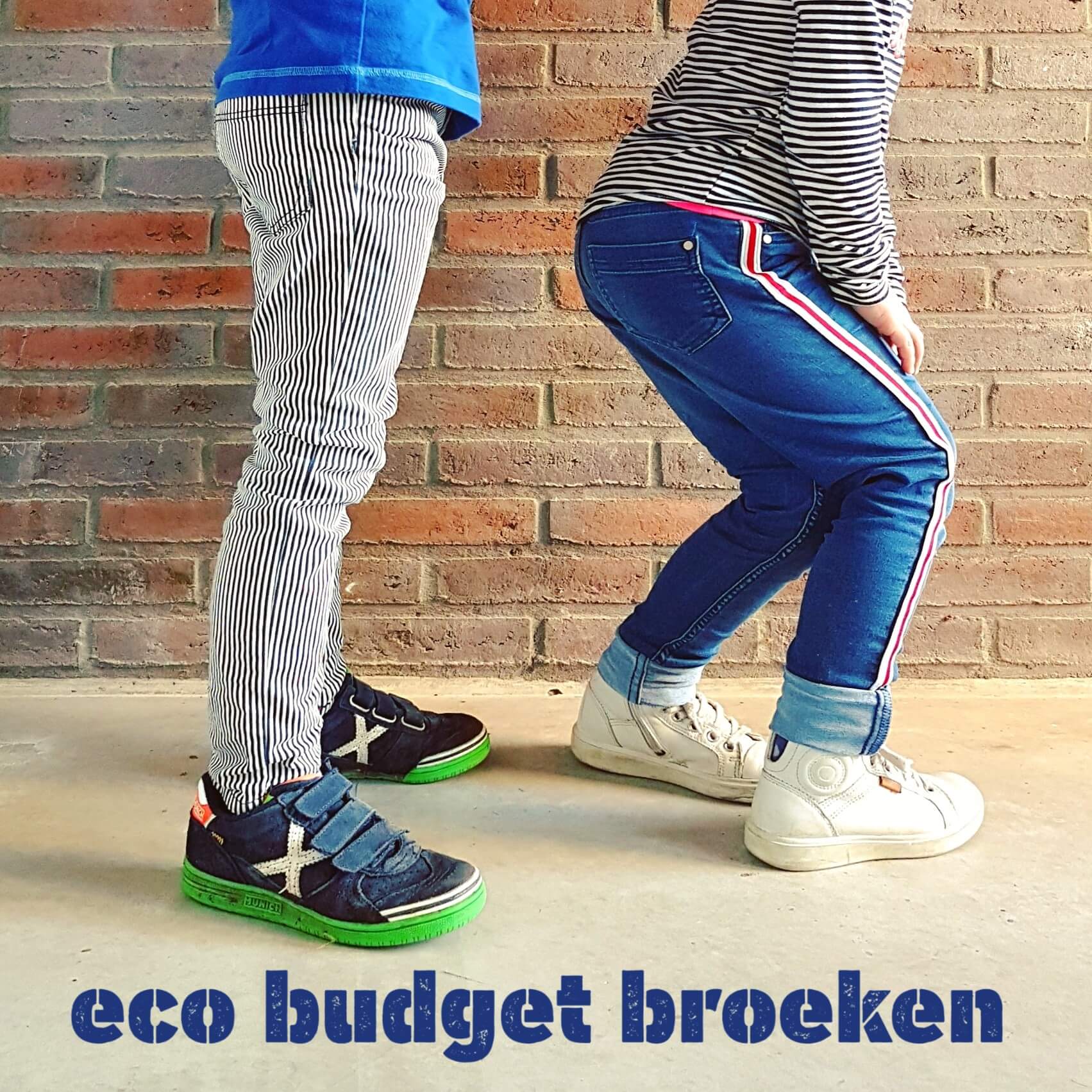 Hippe eco budget kinderbroeken voor jongens en meisjes