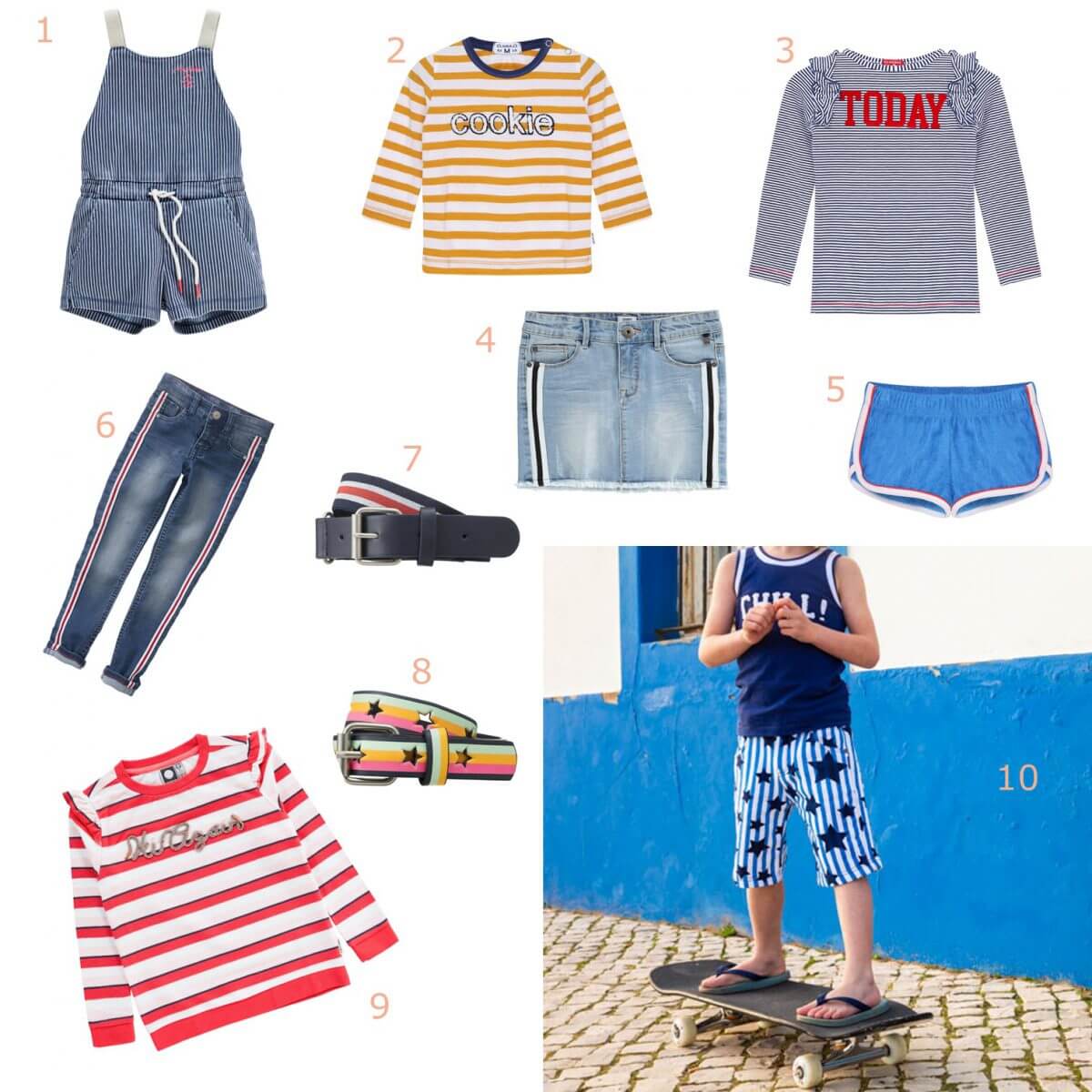 5 kinderkleding trends voor de zomer - streepjes