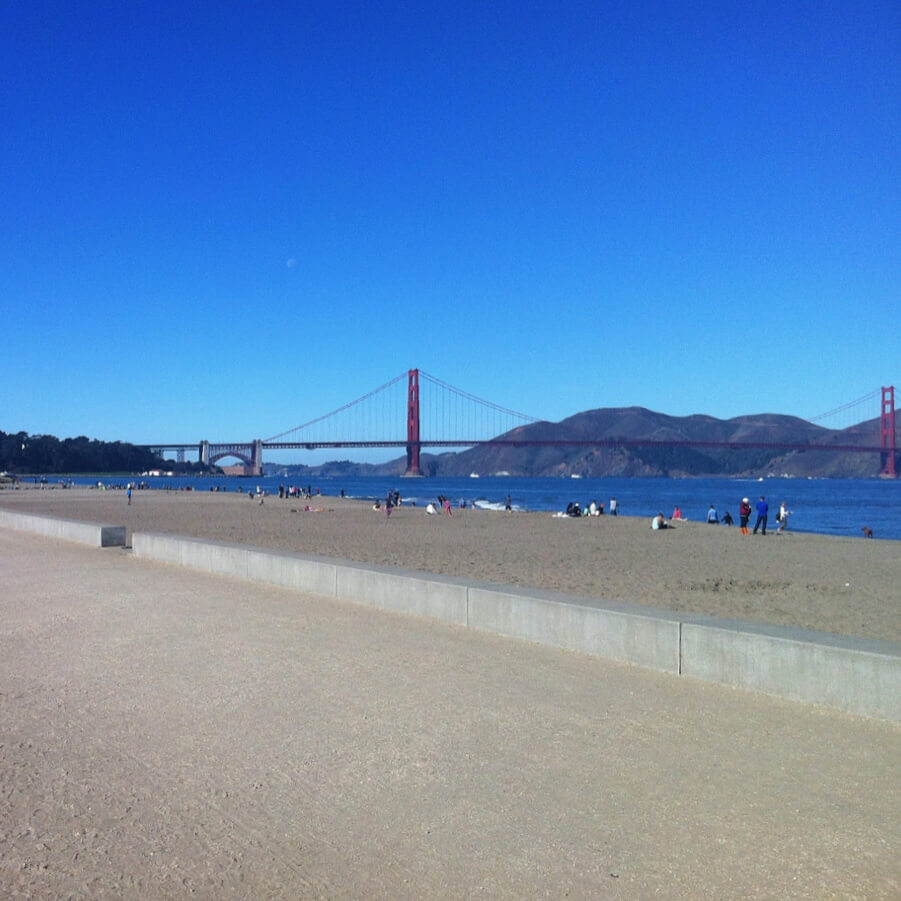 San Francisco met kids: kindvriendelijke tips van een local, strand Crissy Field 