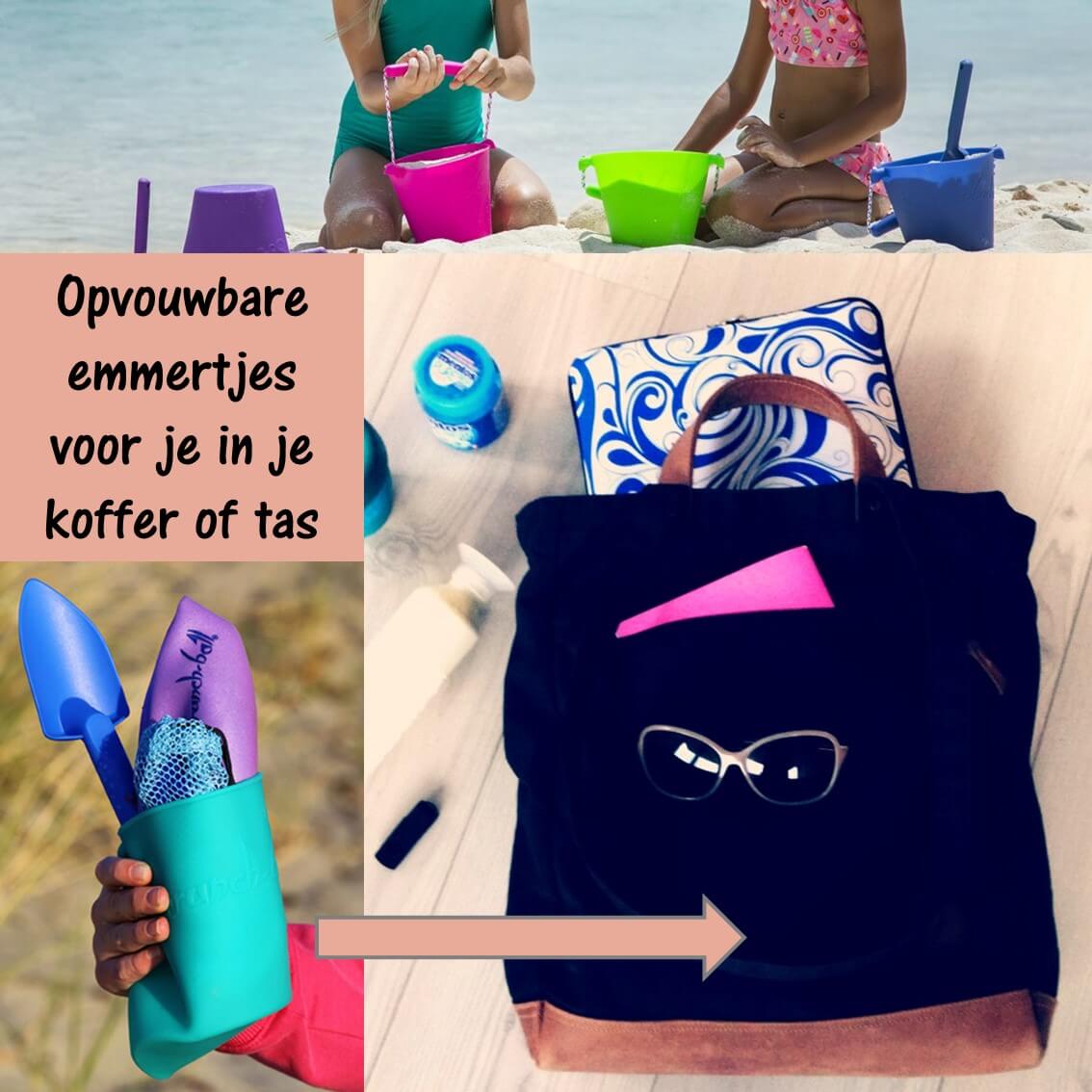 opvouwbare emmertjes voor in je koffer of tas