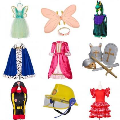 Verjaardagscadeau voor kids voor peuters, kleuters en kinderen: verkleedkleding voor in de verkleedkist