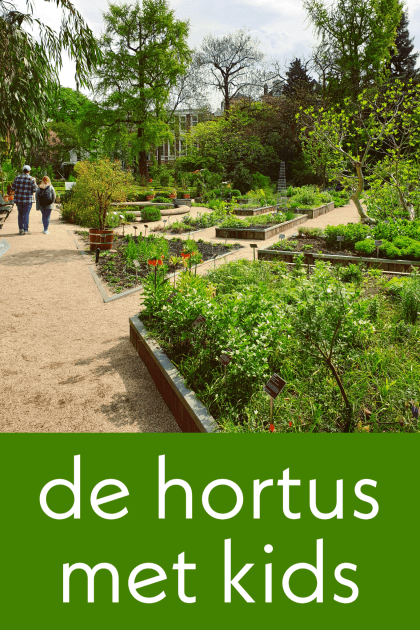 Uitje met kids: leren over planten in de Hortus