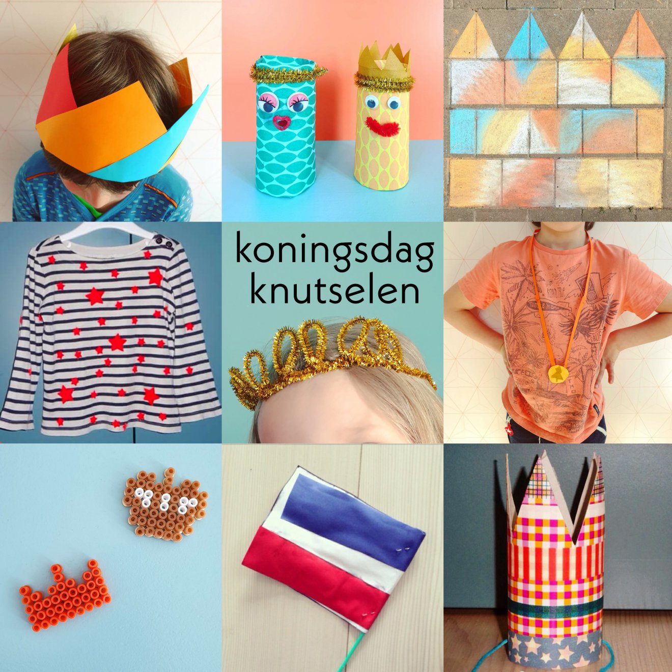 Knutselen voor Koningsdag en Oranje