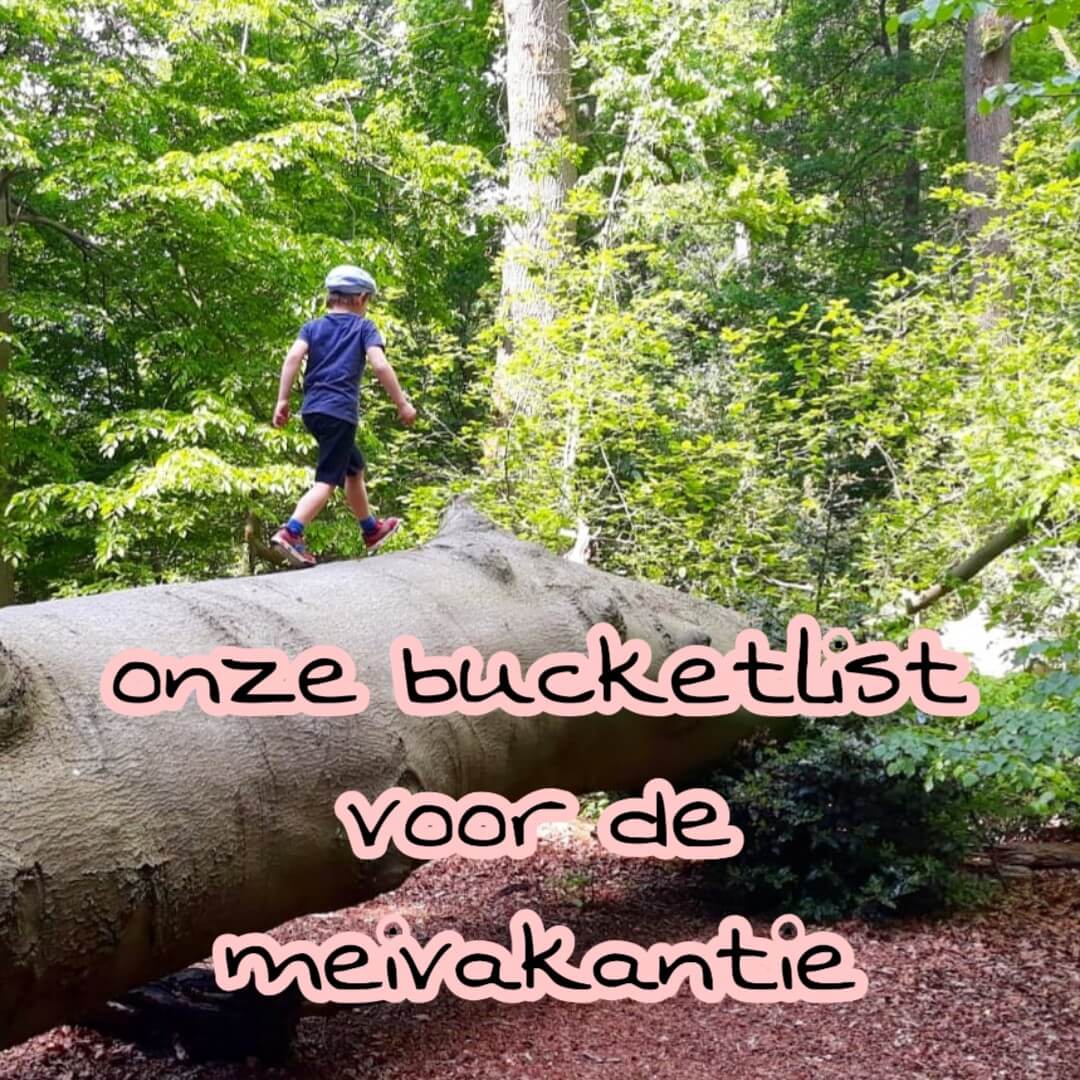 Onze kids bucketlist voor de meivakantie