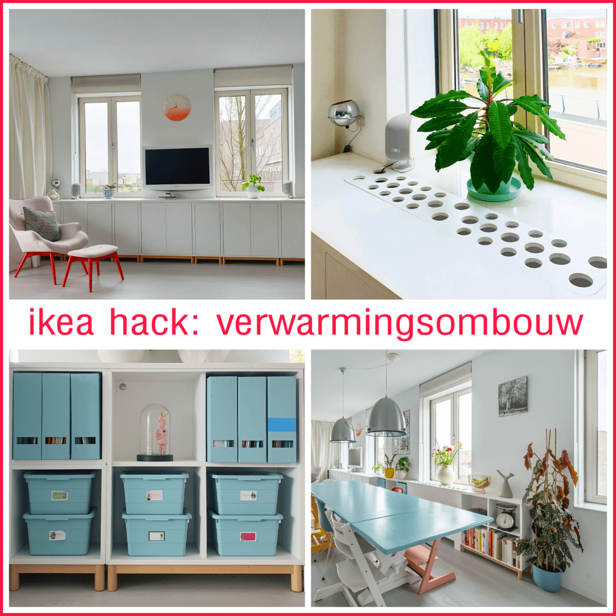 Ikea Hack: Eket verwarmingsombouw en dressoir. Eket heating conversion and sideboard dresser cupboard