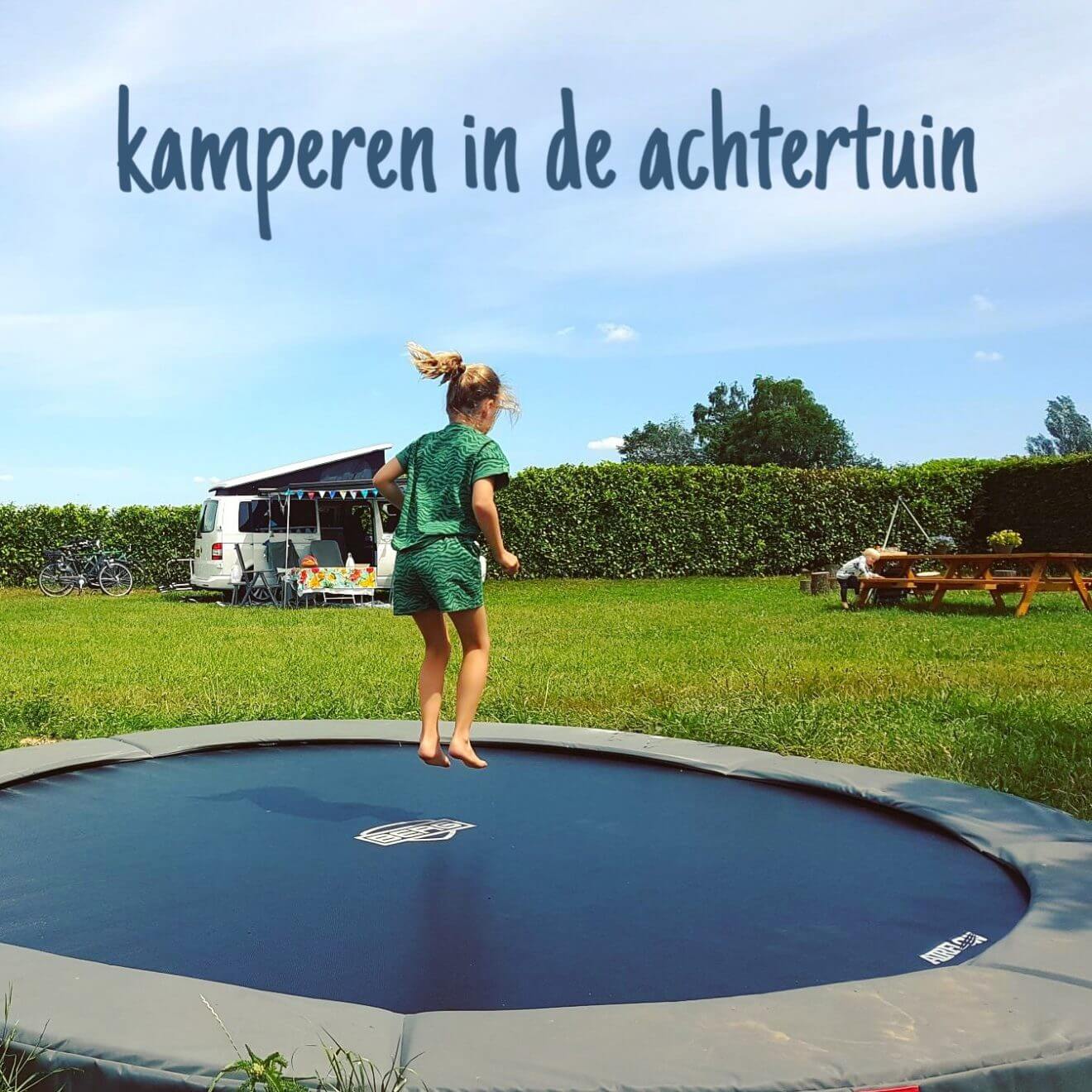 Kamperen in de achtertuin van Campspace boerderij De Lieve Wies