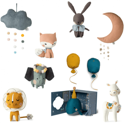 knuffels en kinderkamer accessoires van Picca Loulou