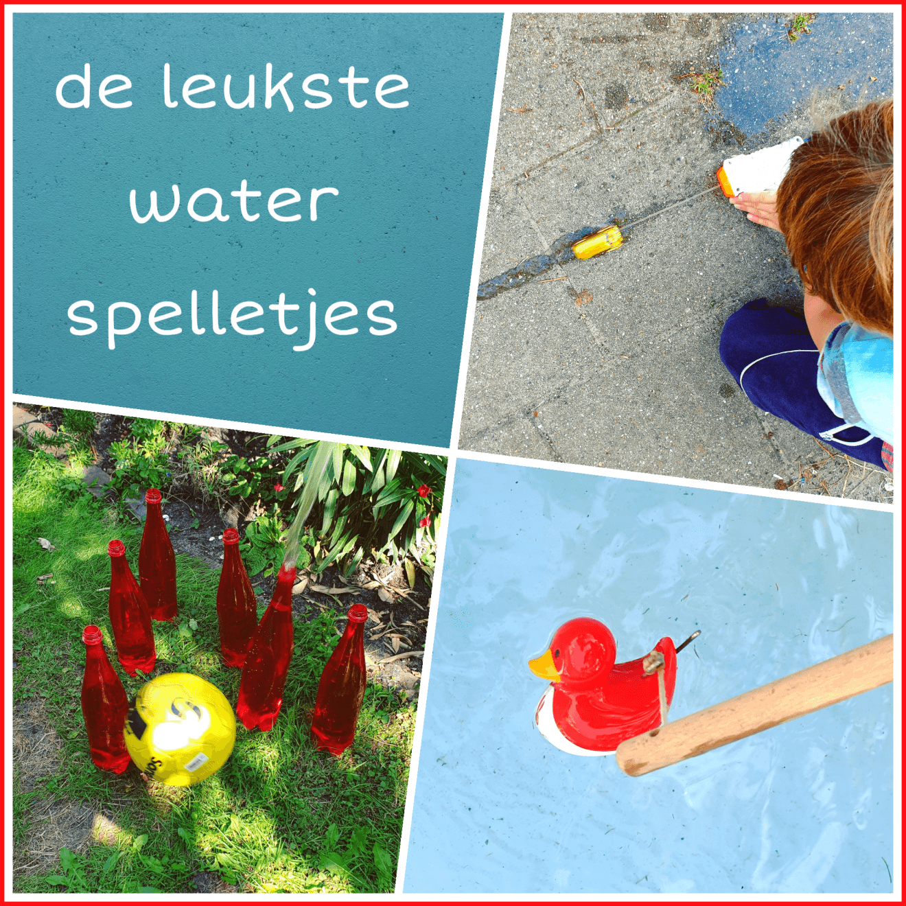 De leukste waterspelletjes voor kinderen, thuis of op de camping