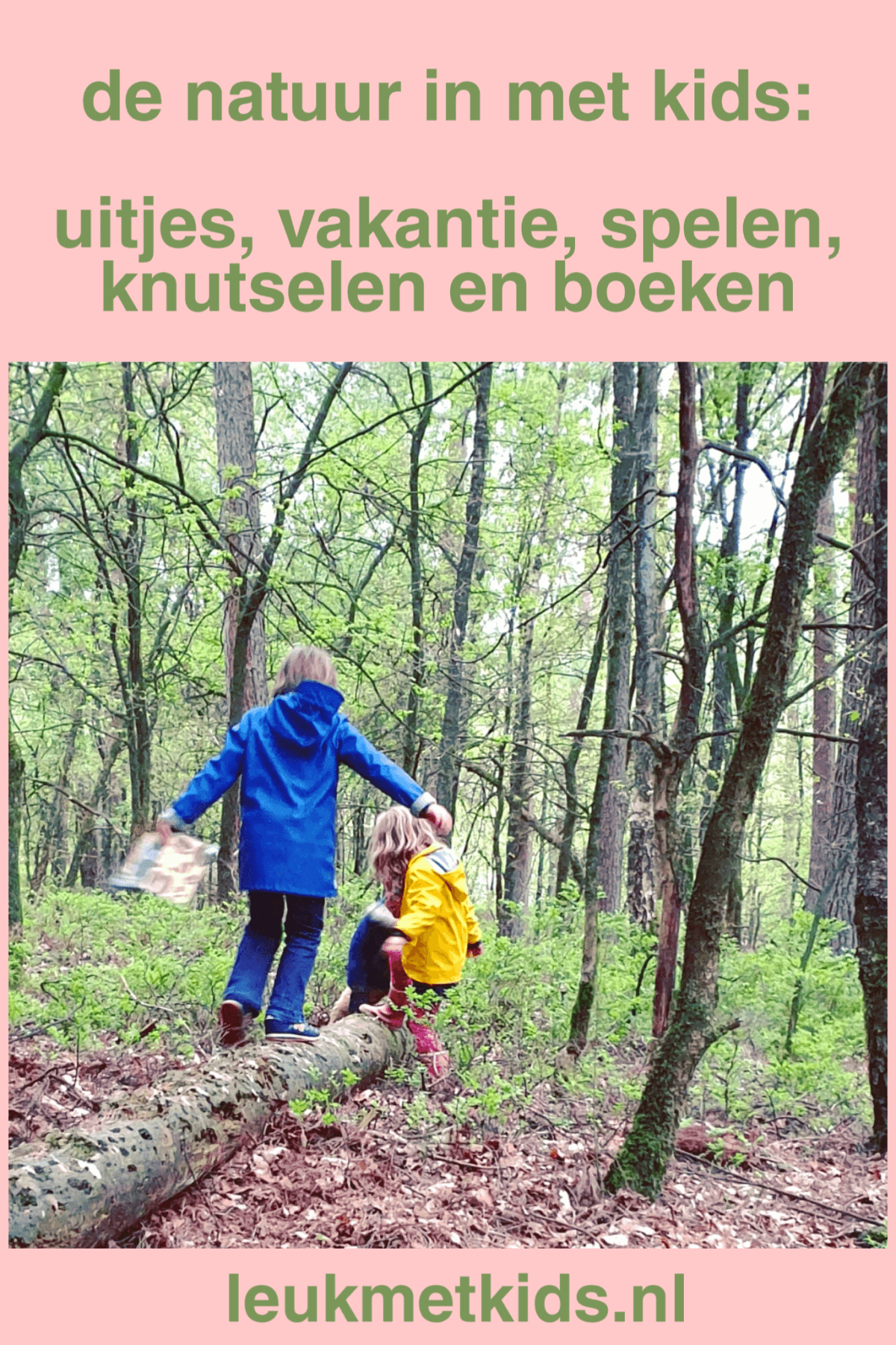 De natuur in met kinderen: uitjes, vakantie, knutselen en boeken