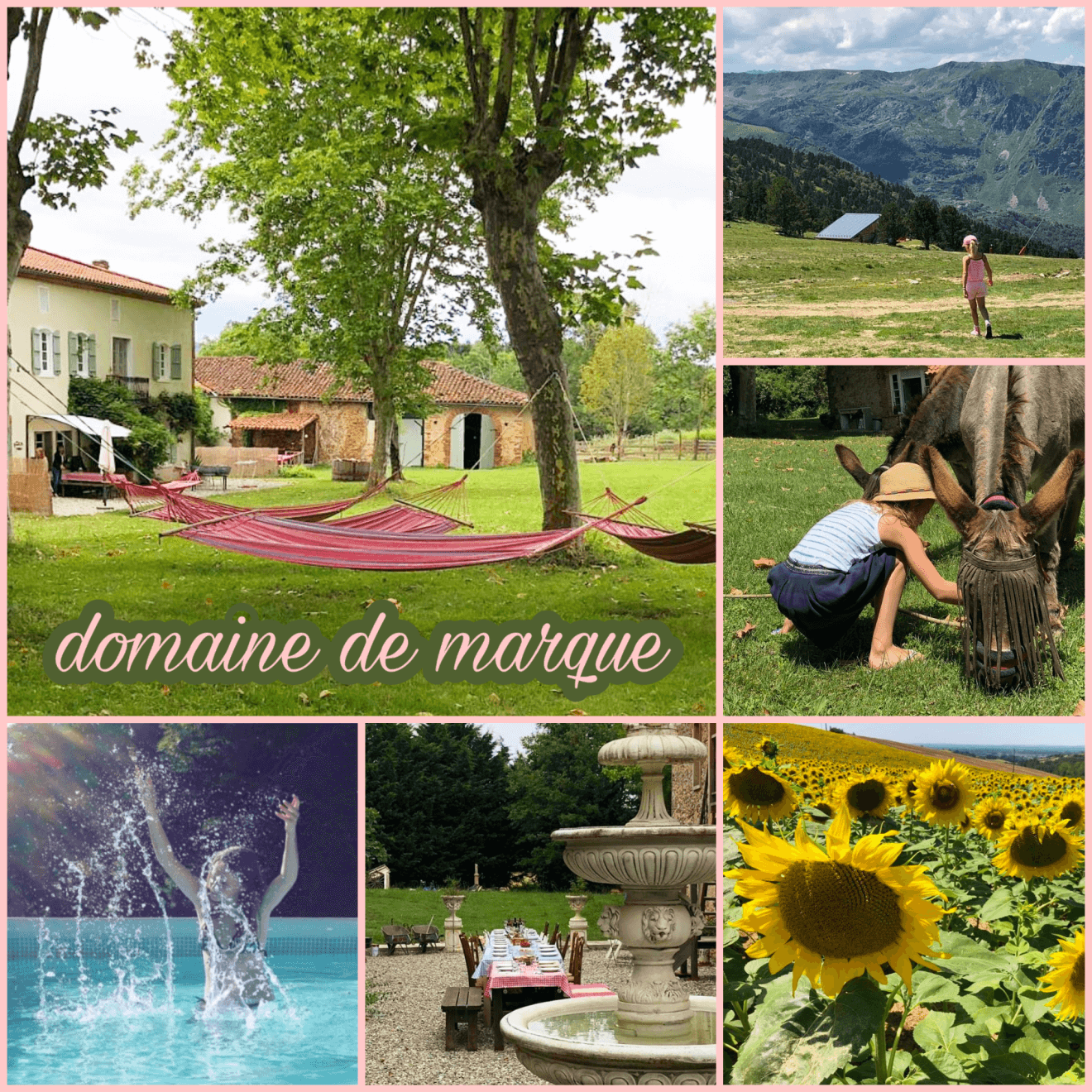 kindvriendelijke camping en gîtes: Domaine de Marque in de Pyreneeën