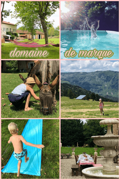 kindvriendelijke camping en gîtes: Domaine de Marque in de Pyreneeën