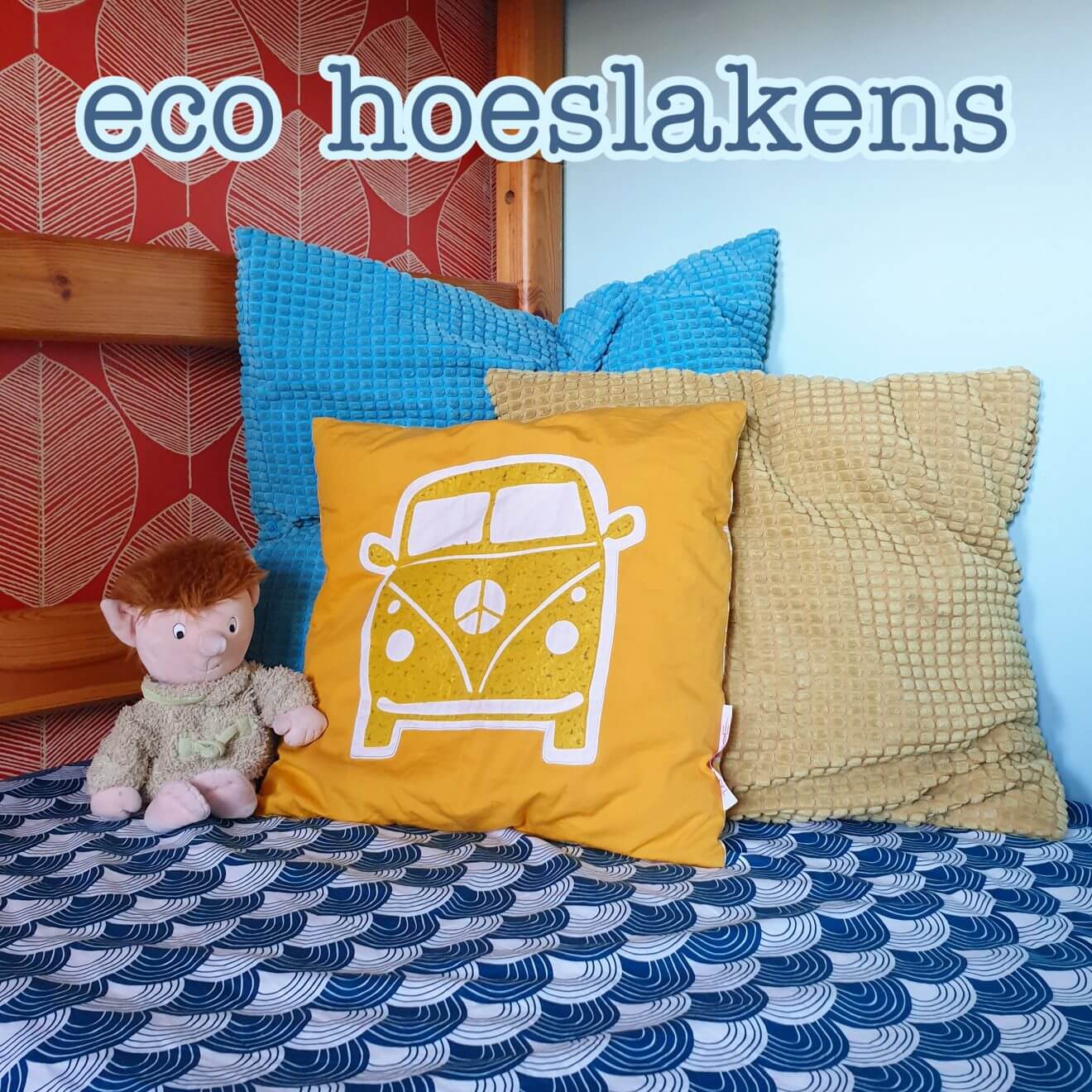 Eco hoeslaken van Swedish Linens voor kinderbed in alle maten