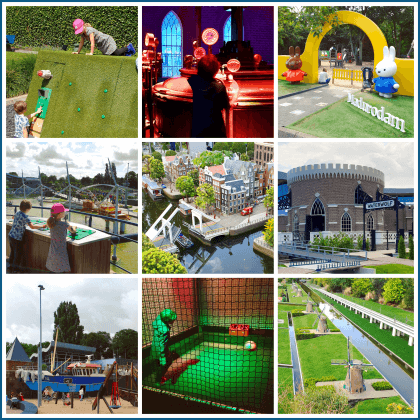 Madurodam in Den Haag: miniatuurstad, speeltuinen en indoor attracties
